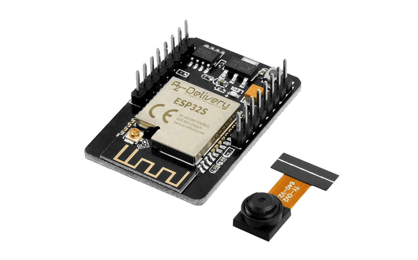 A camera module that can be plugged to a ESP32S.
