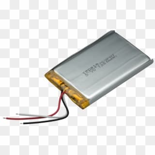 Photo of a small lithium-ion battery